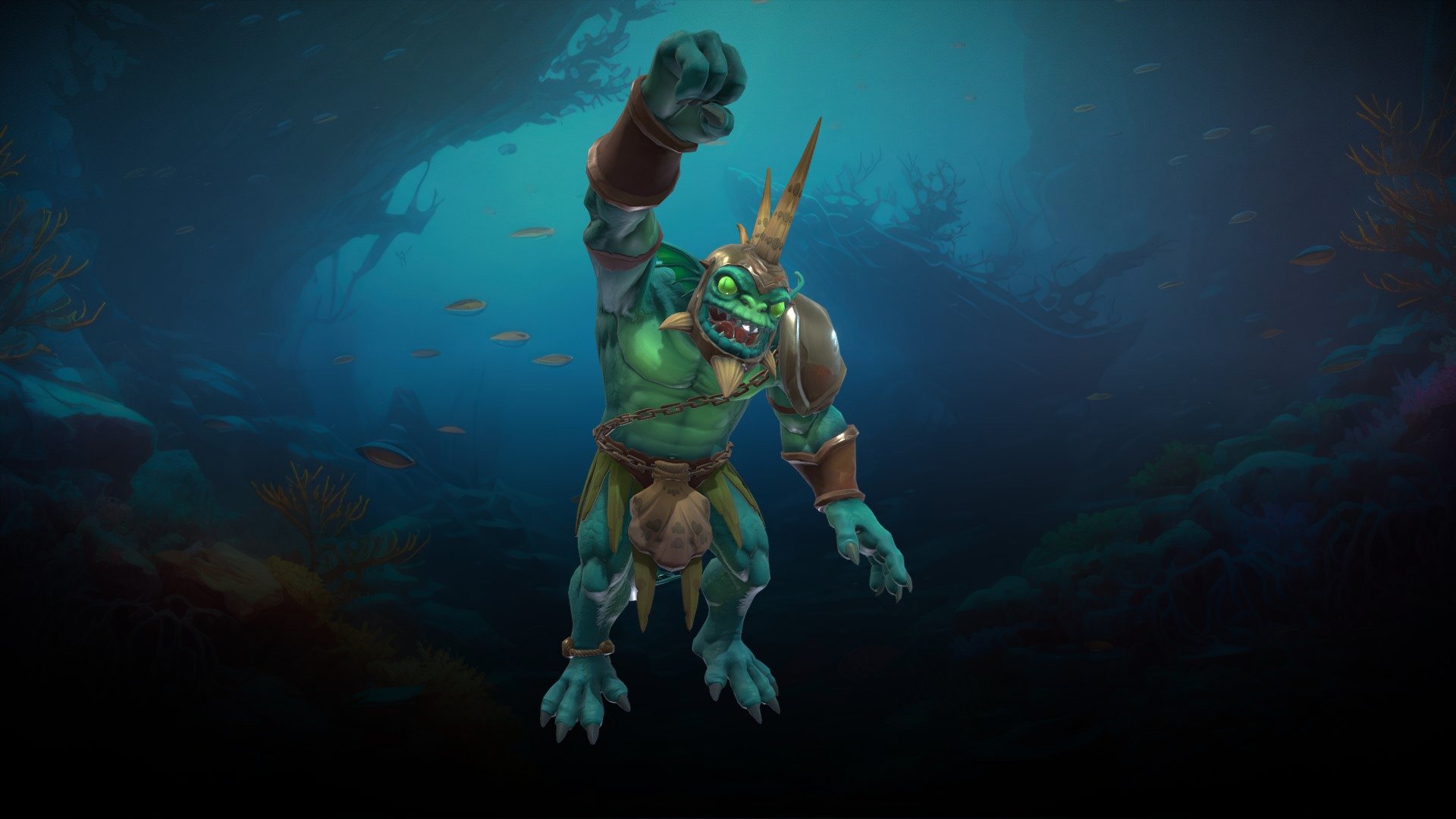 Stylized Deep Sea Warrior 3d model