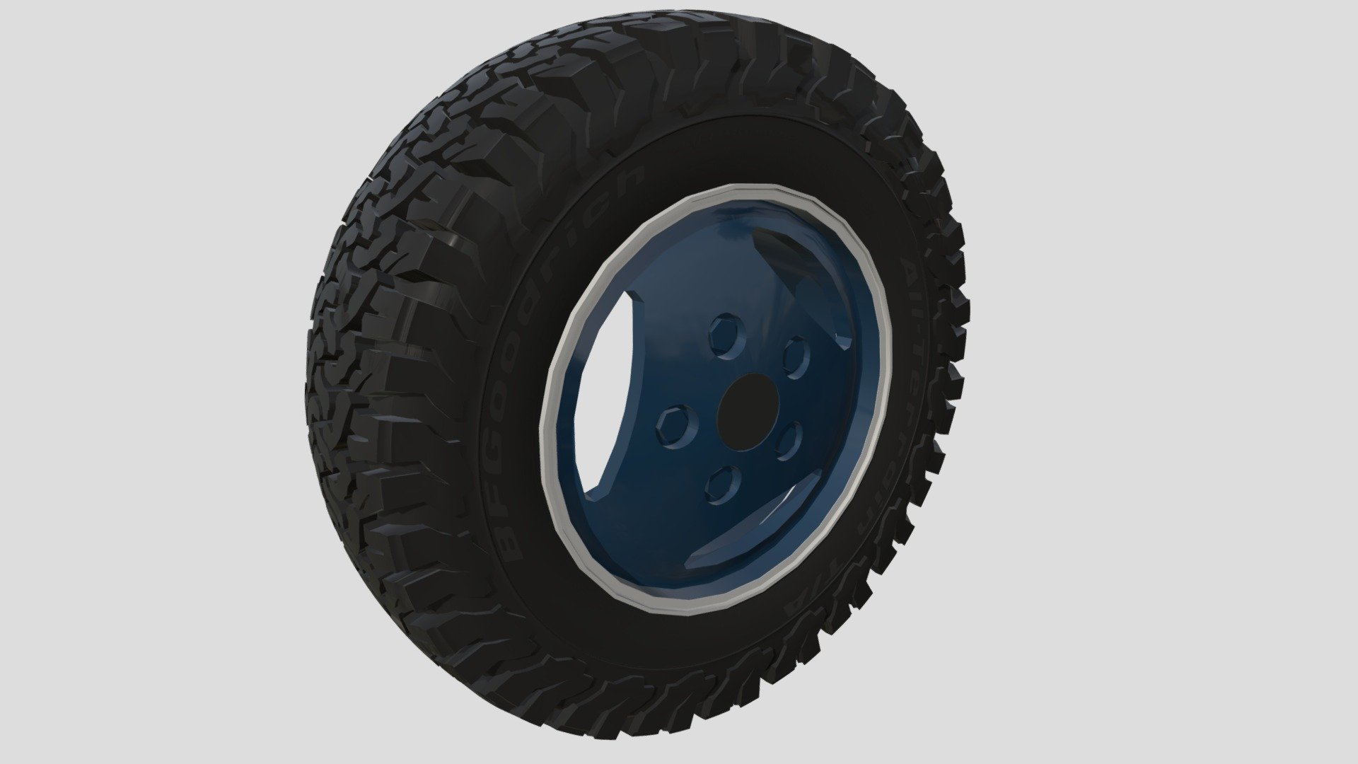 Range Rover Classic Wheel BF Goodrich AT 3d model