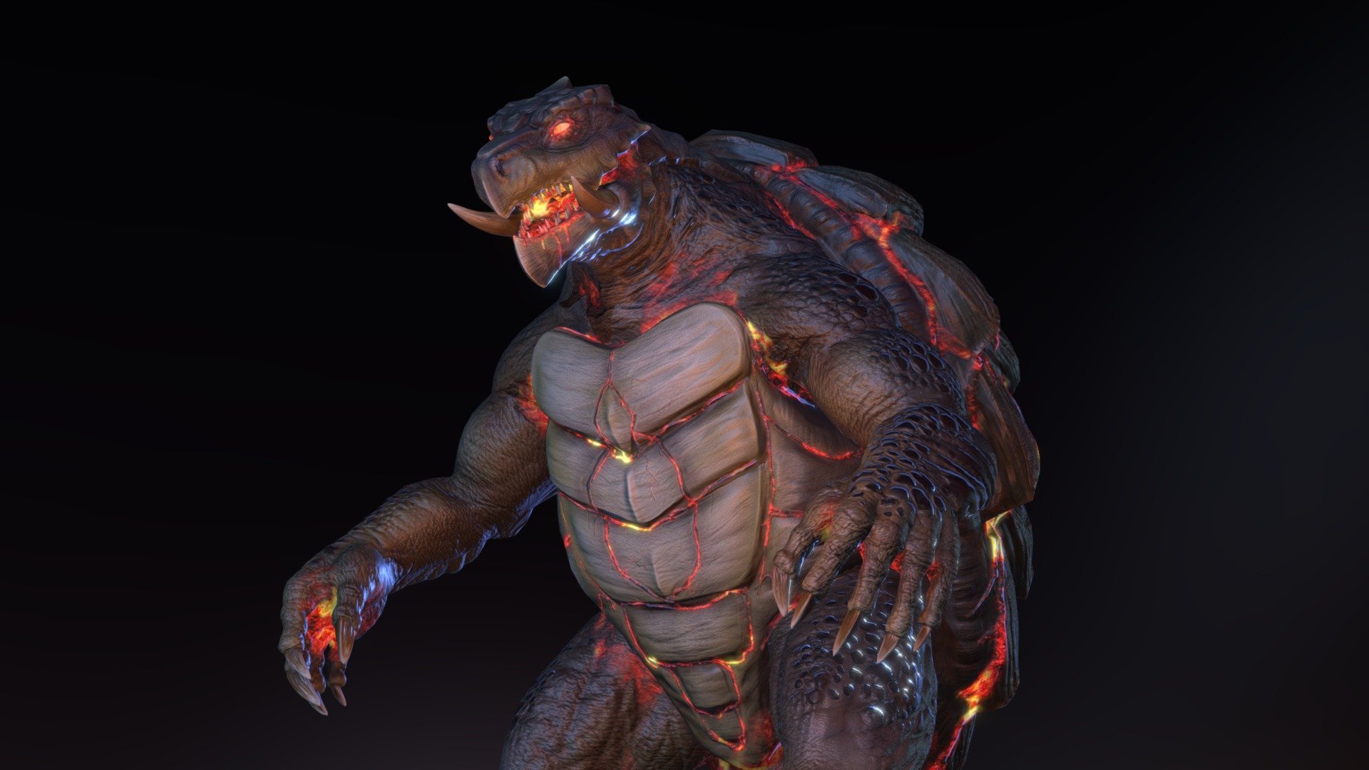 Kaiju 3d model