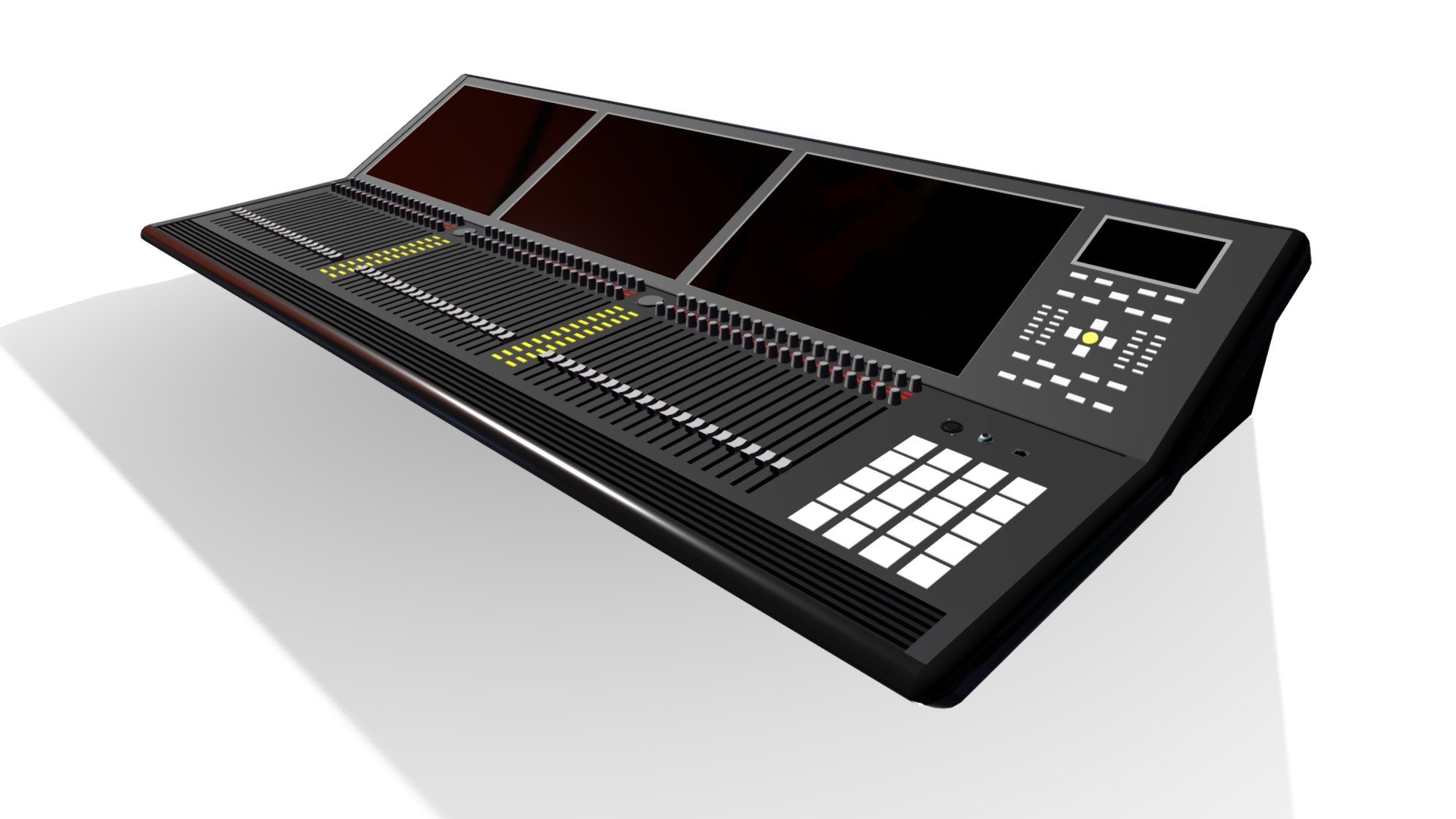 Pro Audio Mixer 3d model