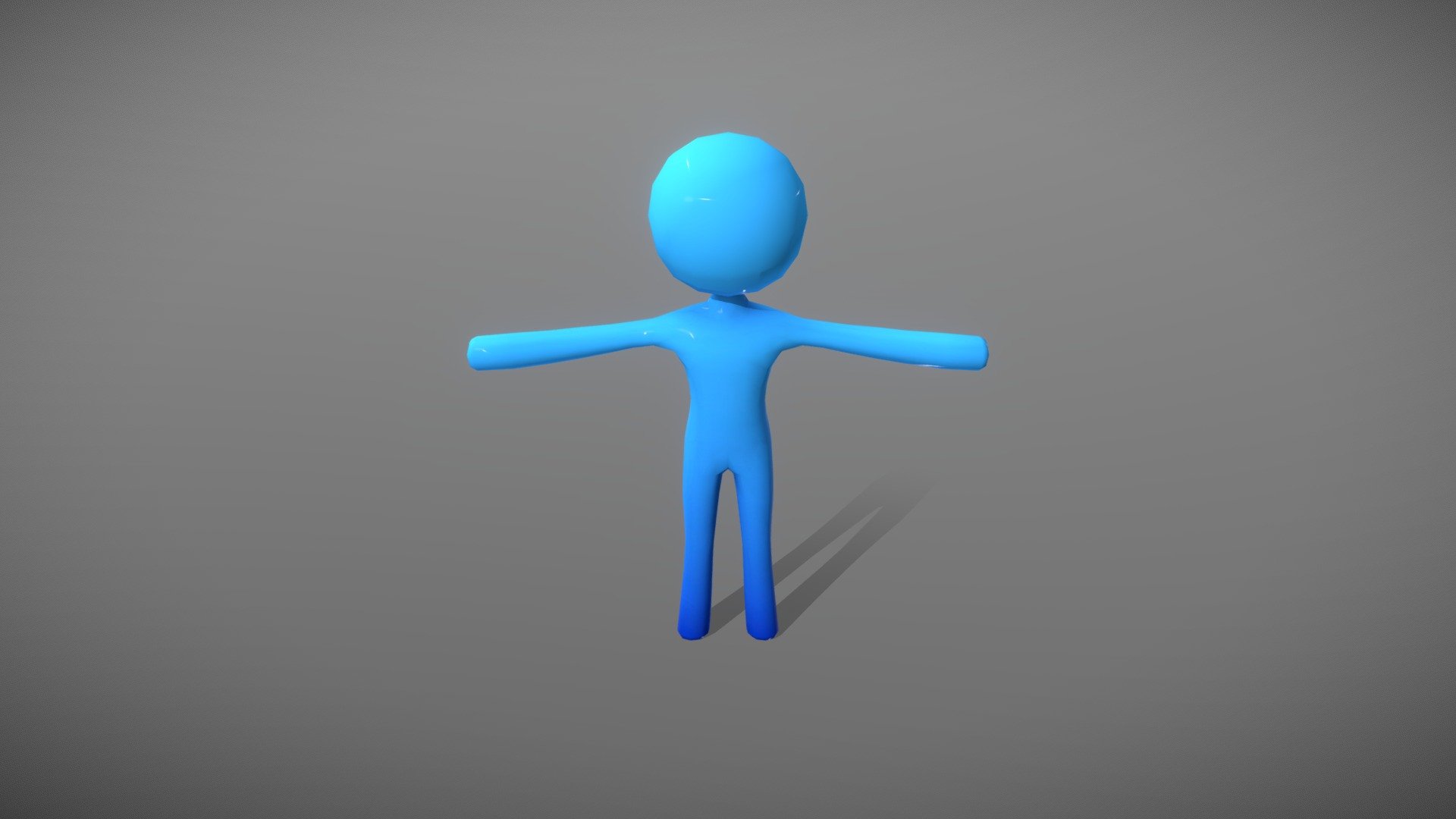 Stickman 3d model