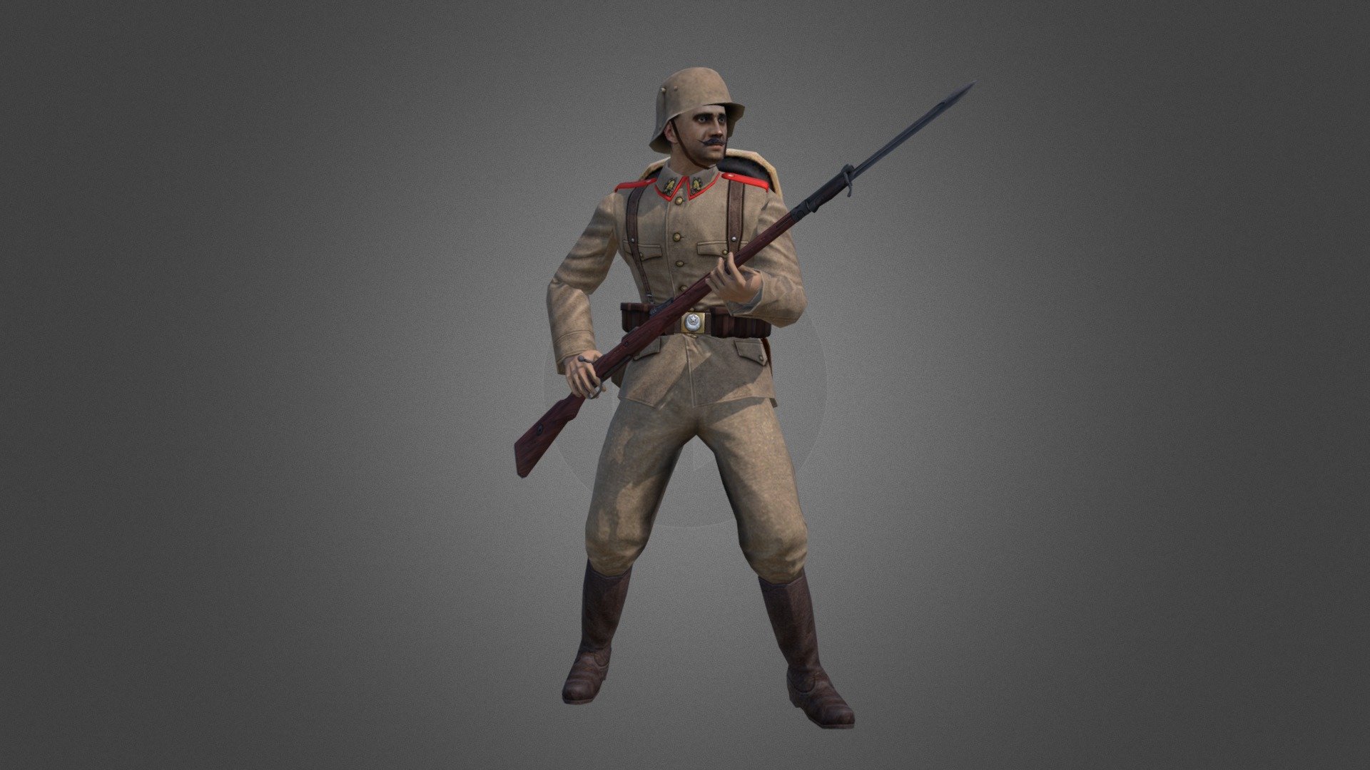 Ottoman Elite 3d model