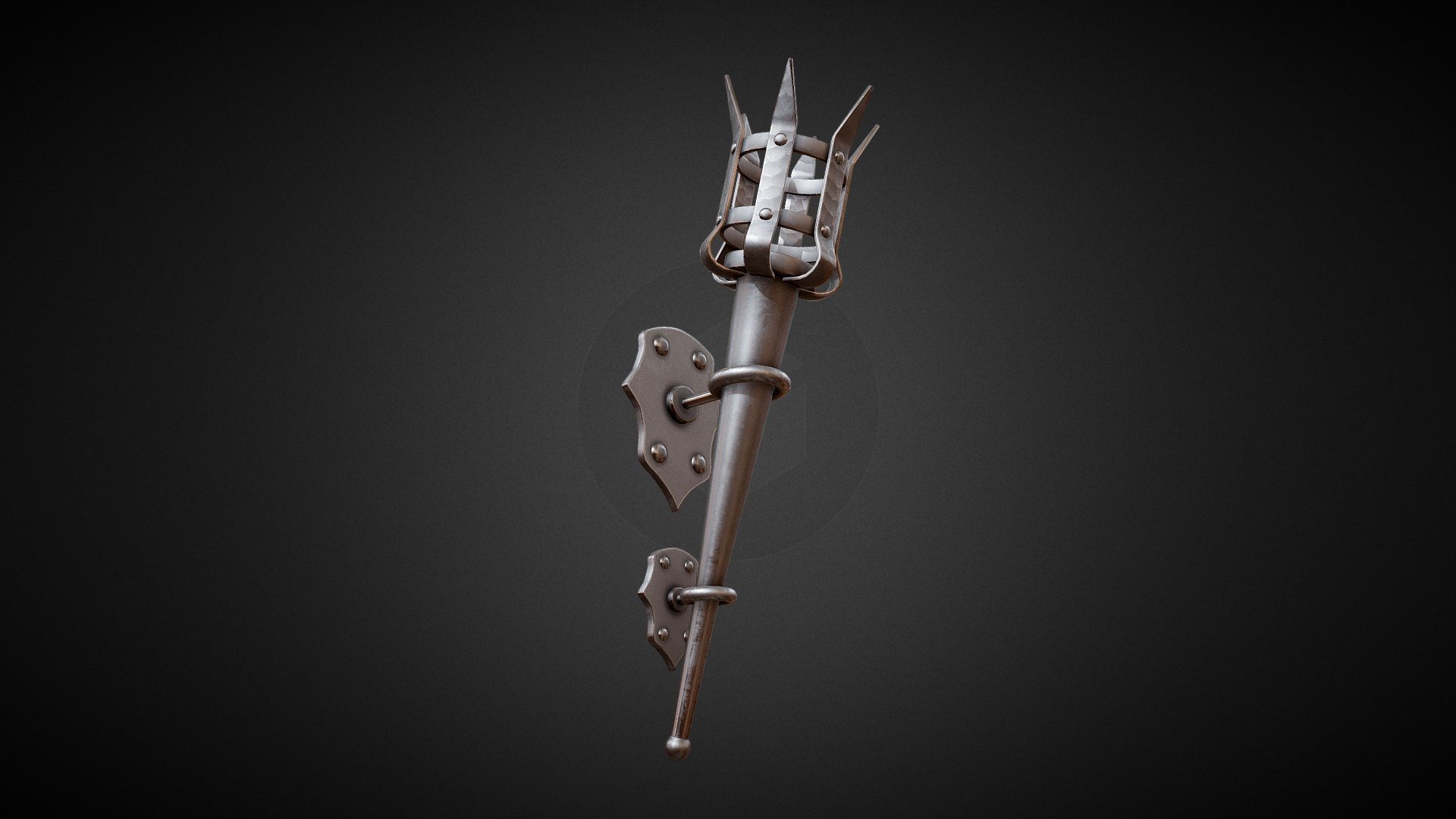 Medieval Torch 3d model