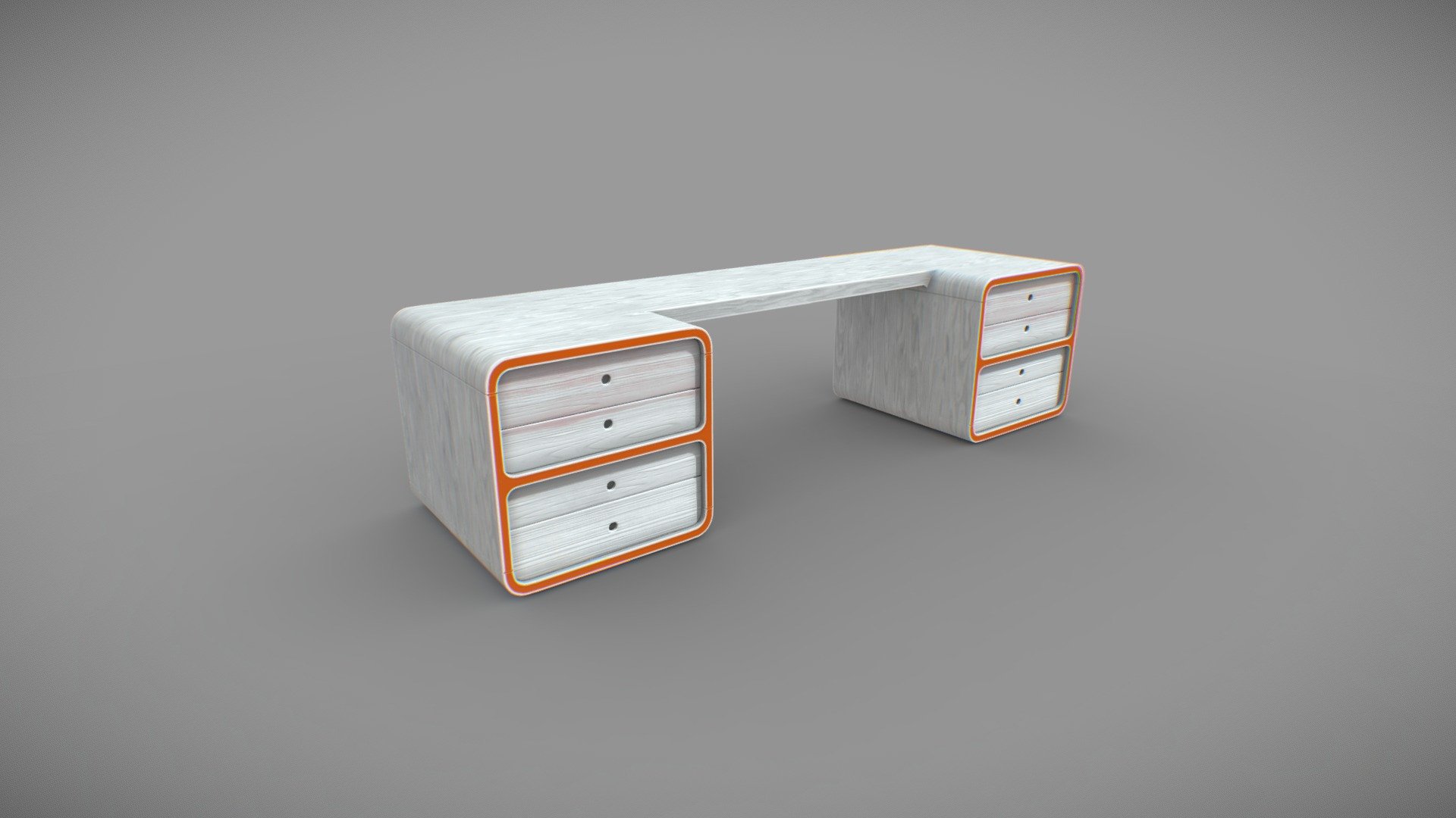 Writing desk 3d model