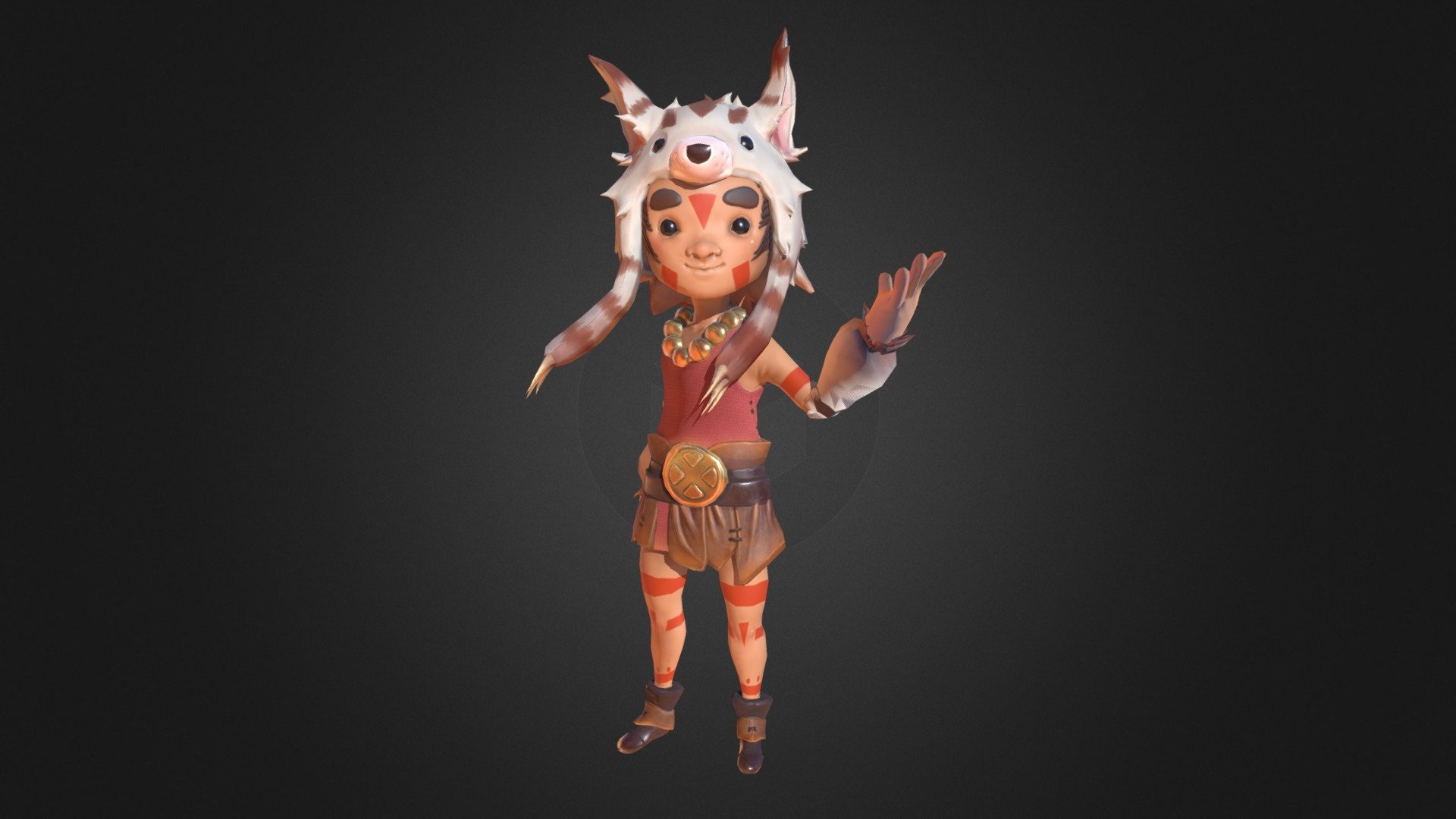 Small magician, Tao 3d model