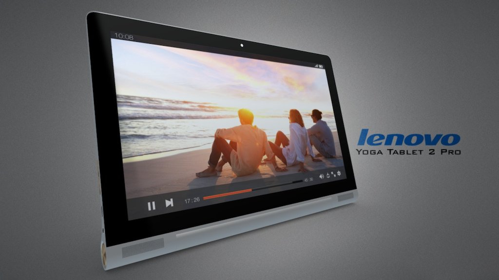 Tablette Lenovo Yoga 2 Pro 3d model