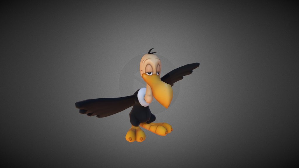 Beaky Buzzard 3d model