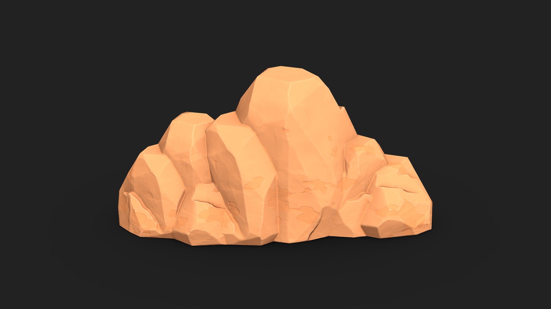 Rock | Sandstone | Desert 3d model