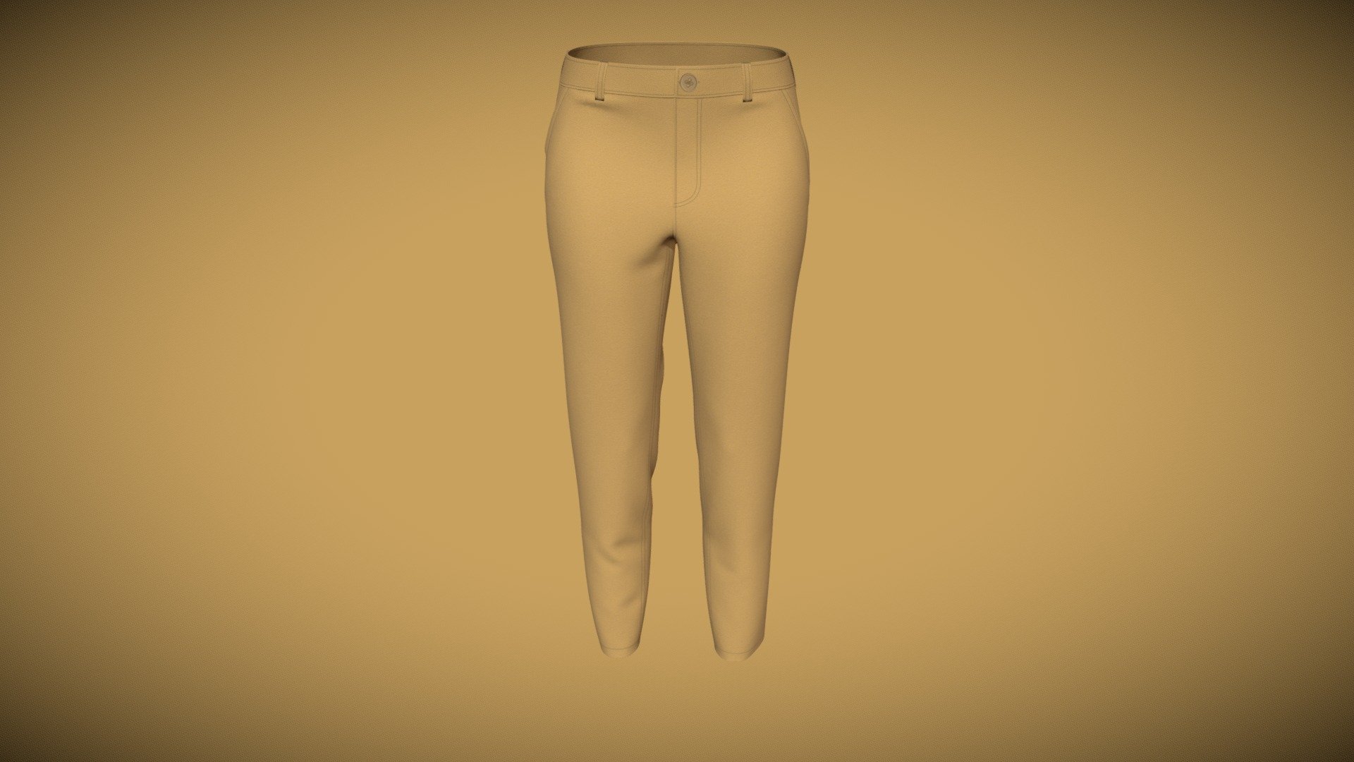 Simple Pants Outfit Street Style 3d model