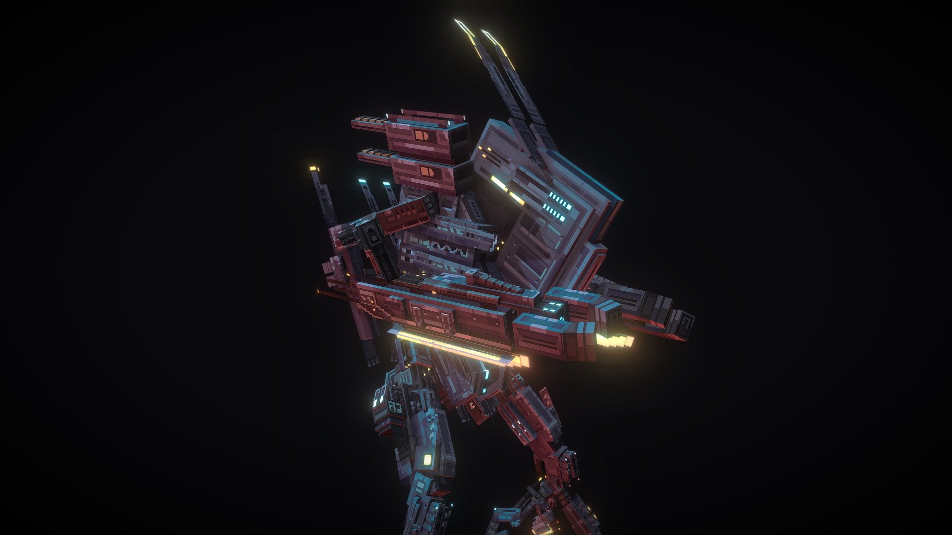 Blade robot 3d model