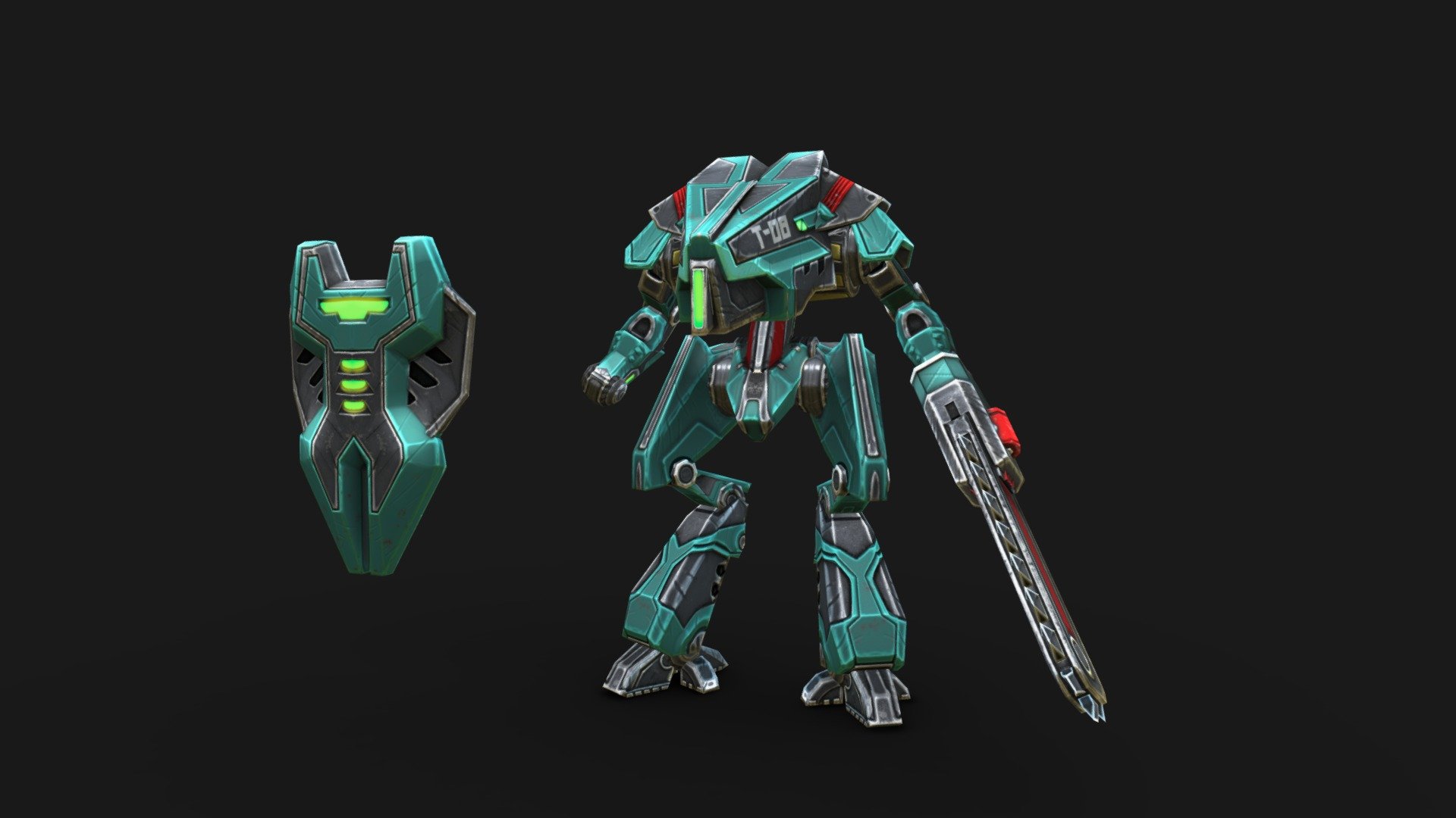 Skynet_Melee_04 3d model