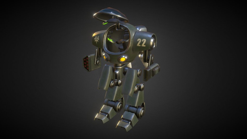 Droid Mech V3 3d model