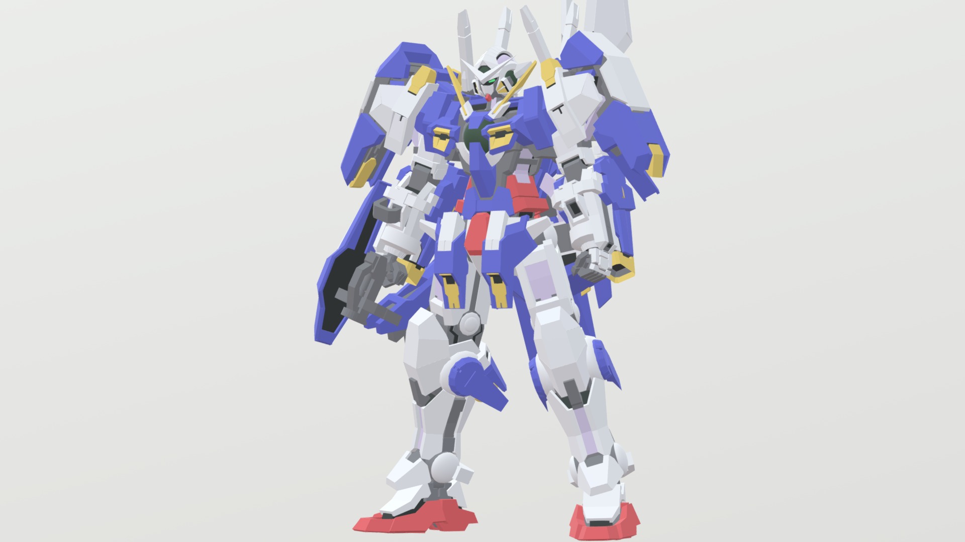 GN-001/hs-A01 GUNDAM AVALANCHE EXIA 3d model