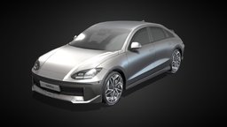 Lowpoly Hyundai IONIC 6