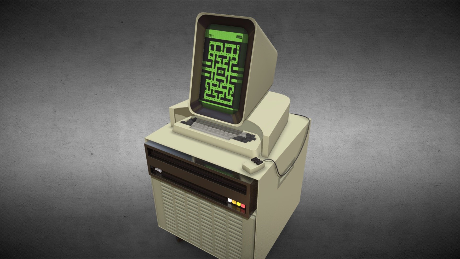 Xerox Alto 3d model