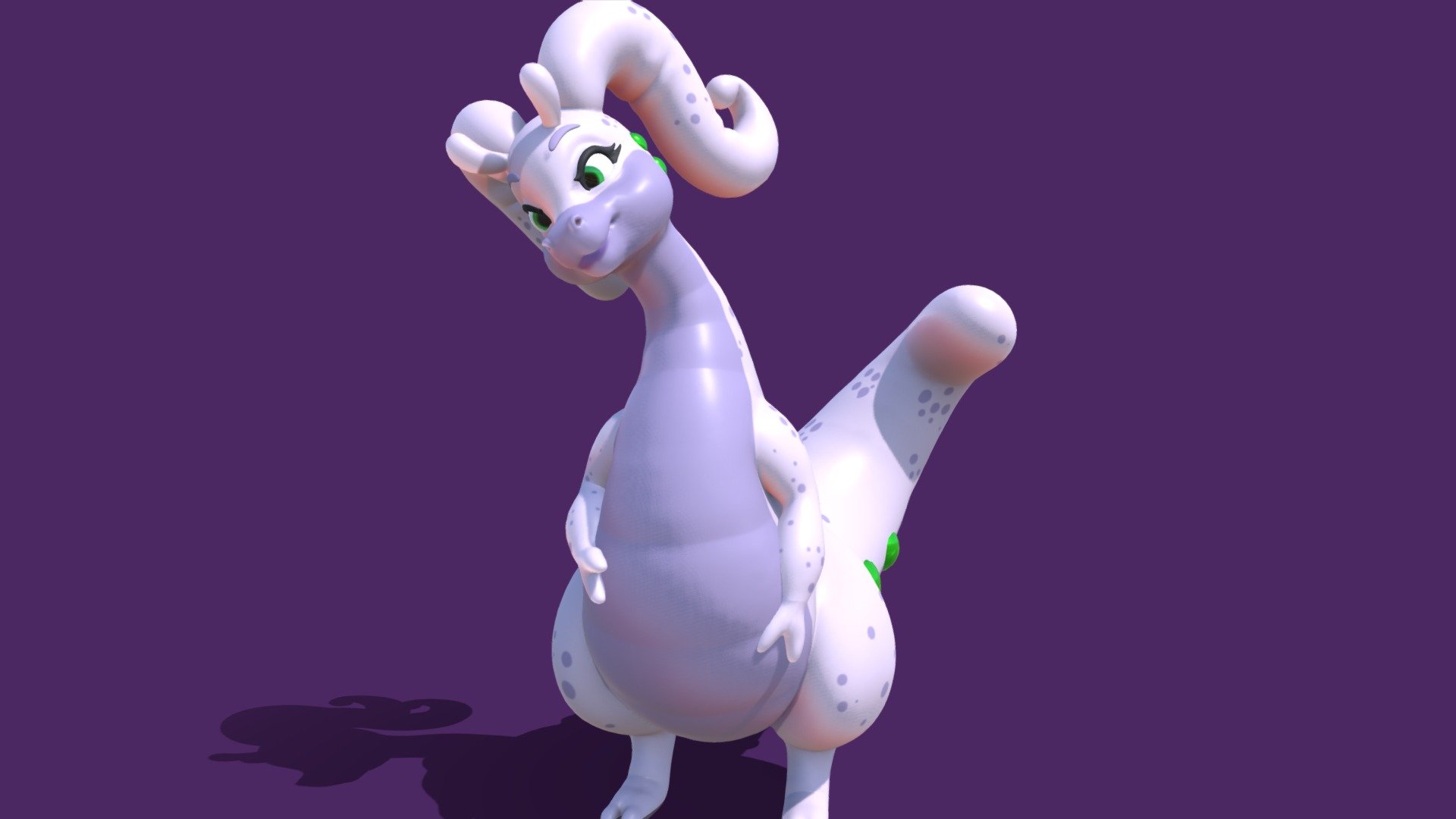 Goodra the dragon! 3d model