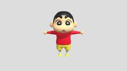 Shinchan-nohara-3d-model-for-animation-and-game