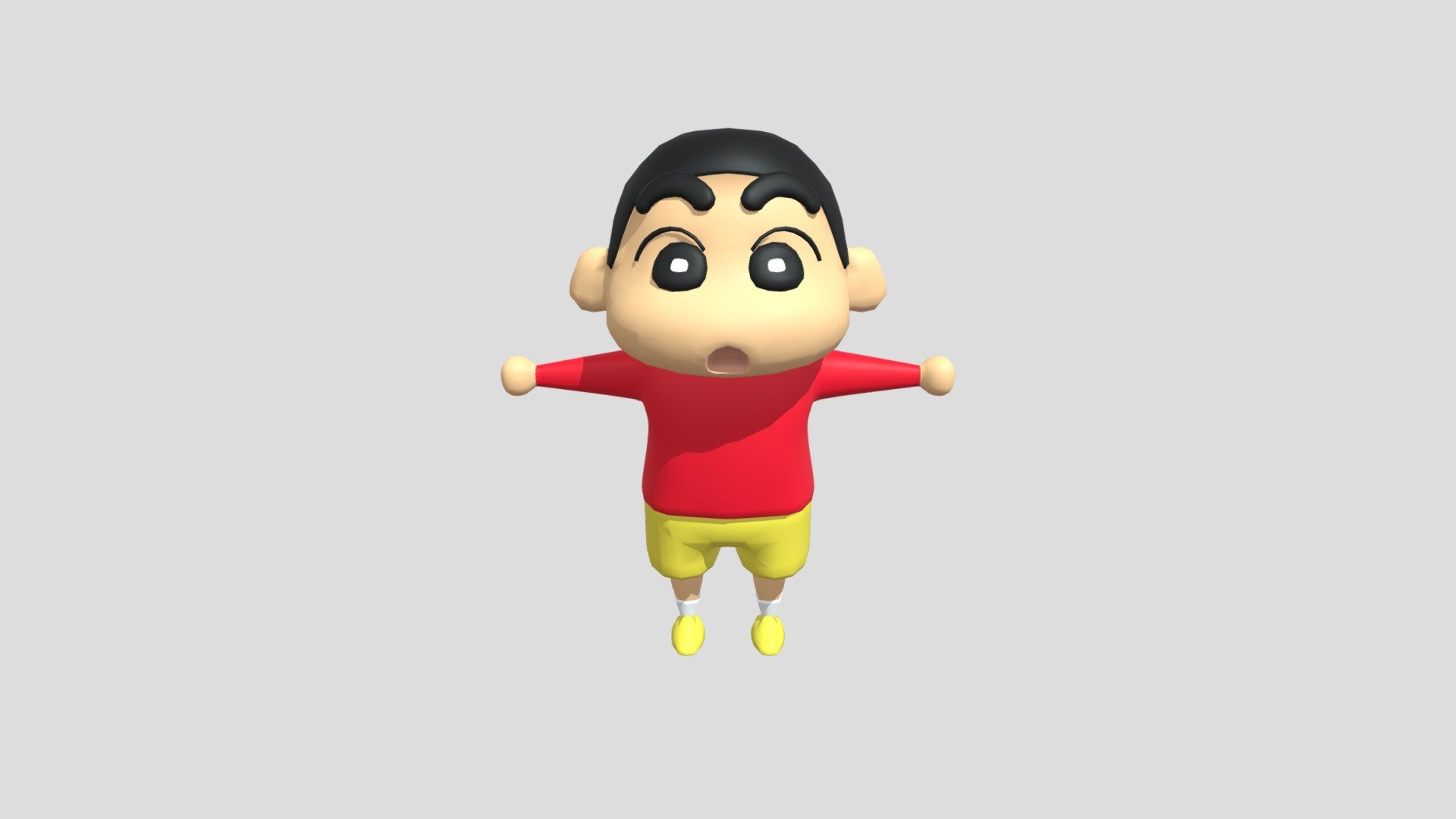 Shinchan-nohara-3d-model-for-animation-and-game 3d model