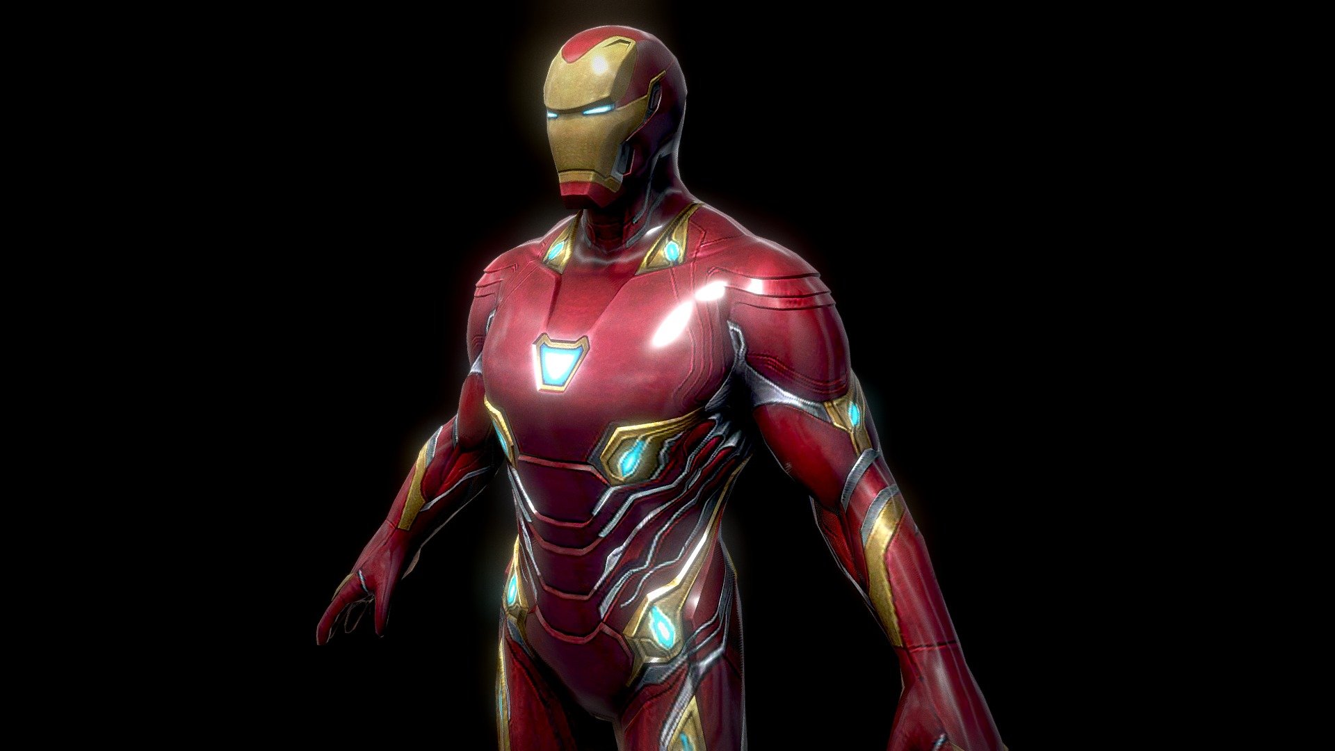 500 likes special Iron Man nano tech 3d model