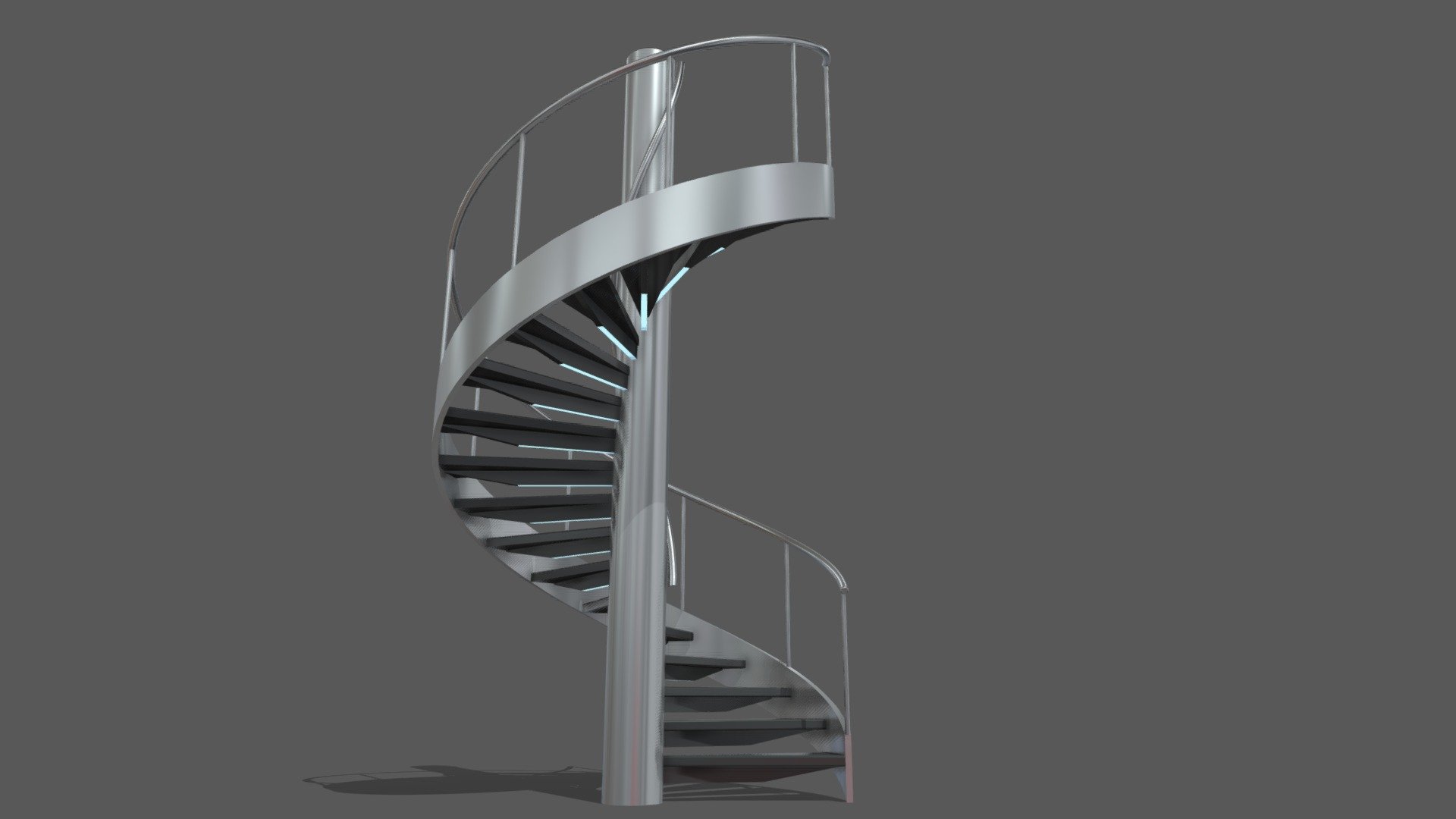 Spiral Stair Case 3d model