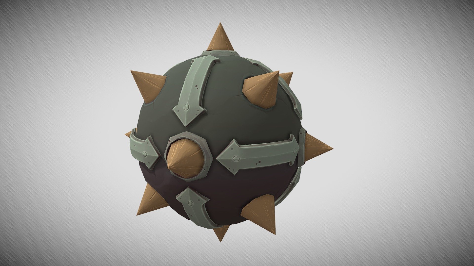 bomb stylize 3d model