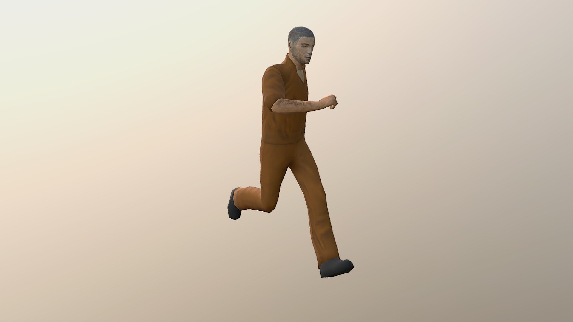 Jumpsuit man [WIP] 3d model