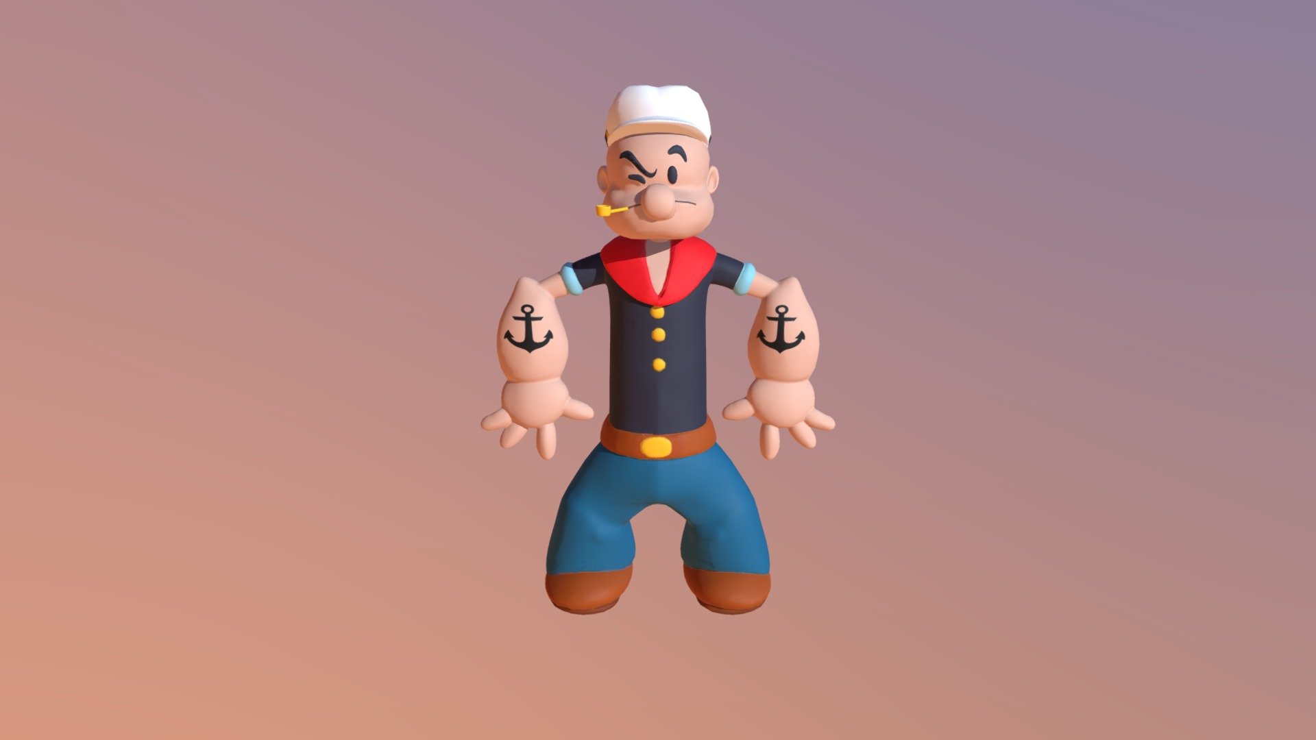 popeye 3d model