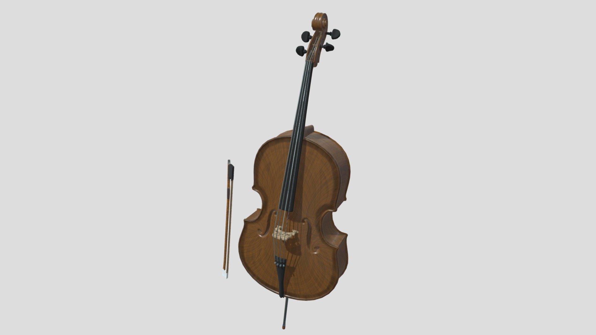 Cello 3d model