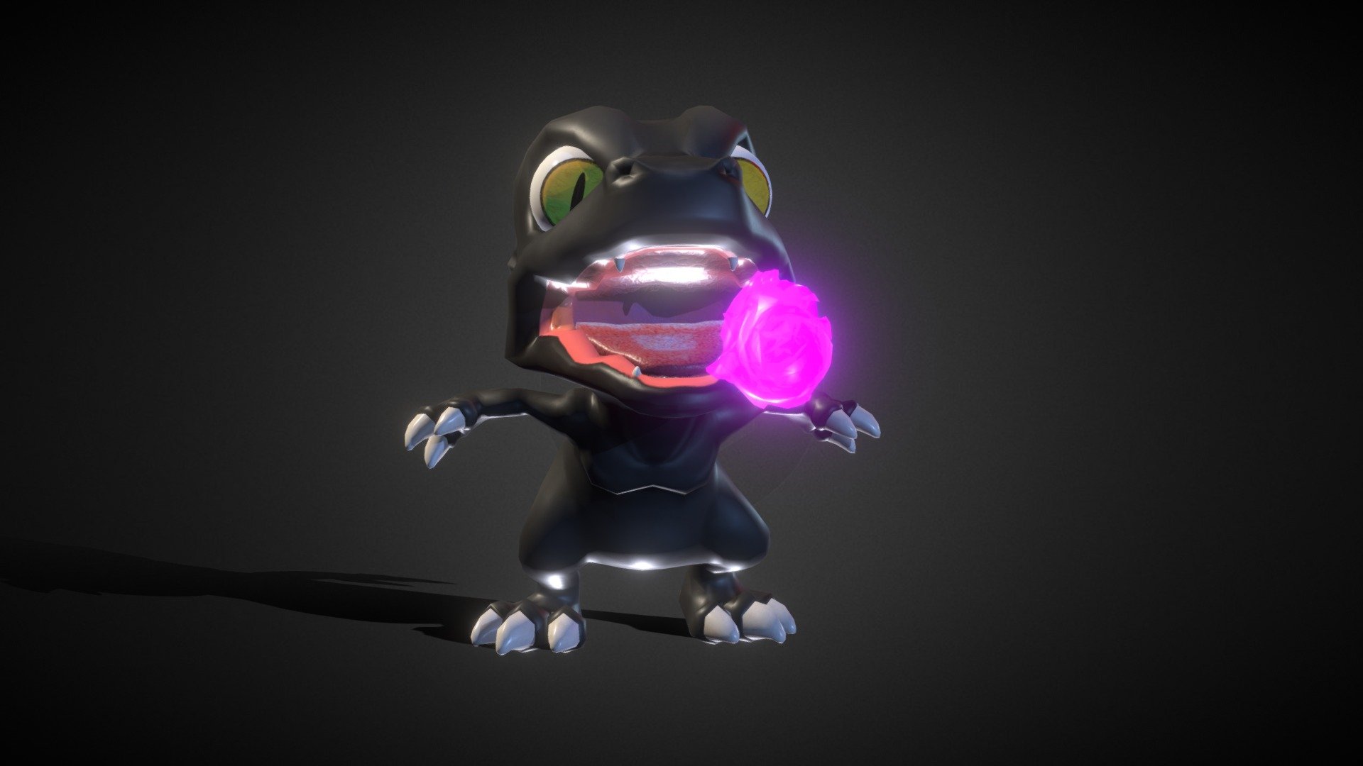 Black Agumon 3d model