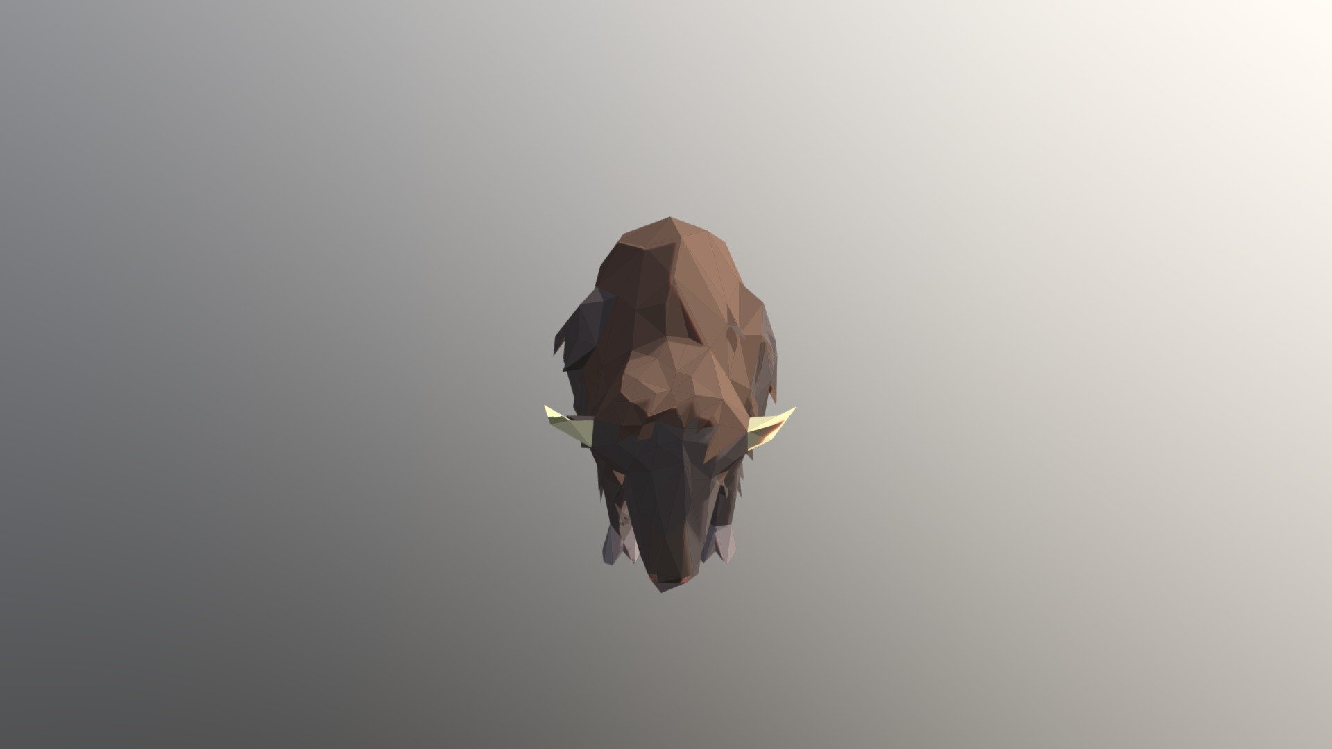 Bison 3d model