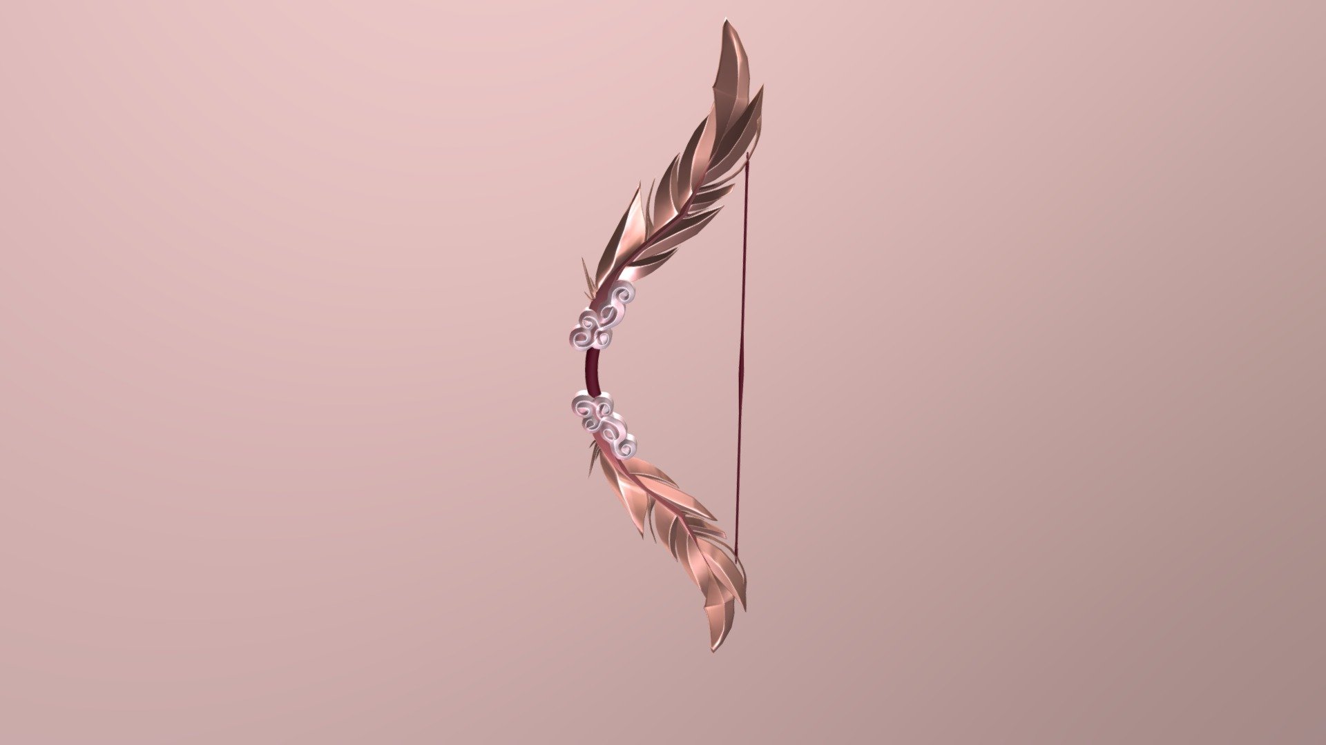 cupid bow 3d model