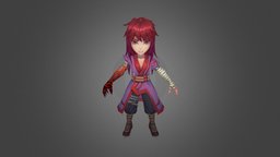 Chibi Demon Man 3D Model