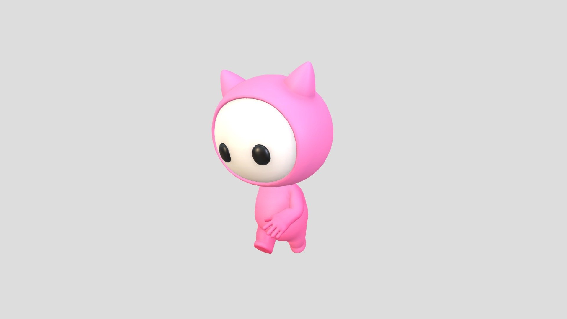 Character260 Rigged Mascot 3d model