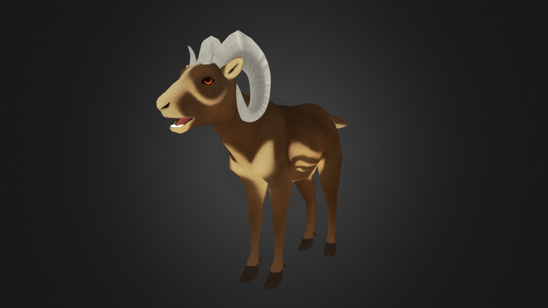 Sigourney the Ram 3d model