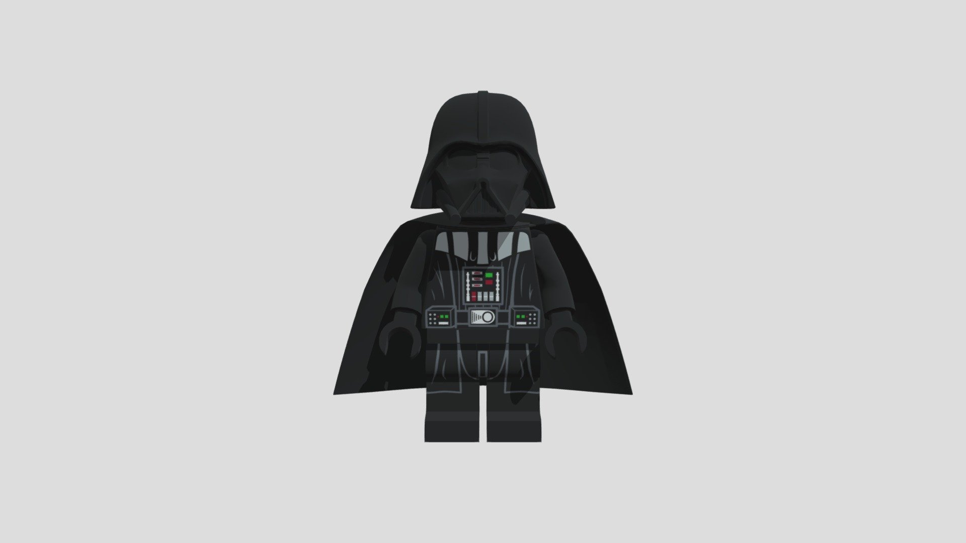 LEGO Darth Vader (Not Rigged Free) 3d model