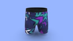 Printed Mens Boxer Briefs