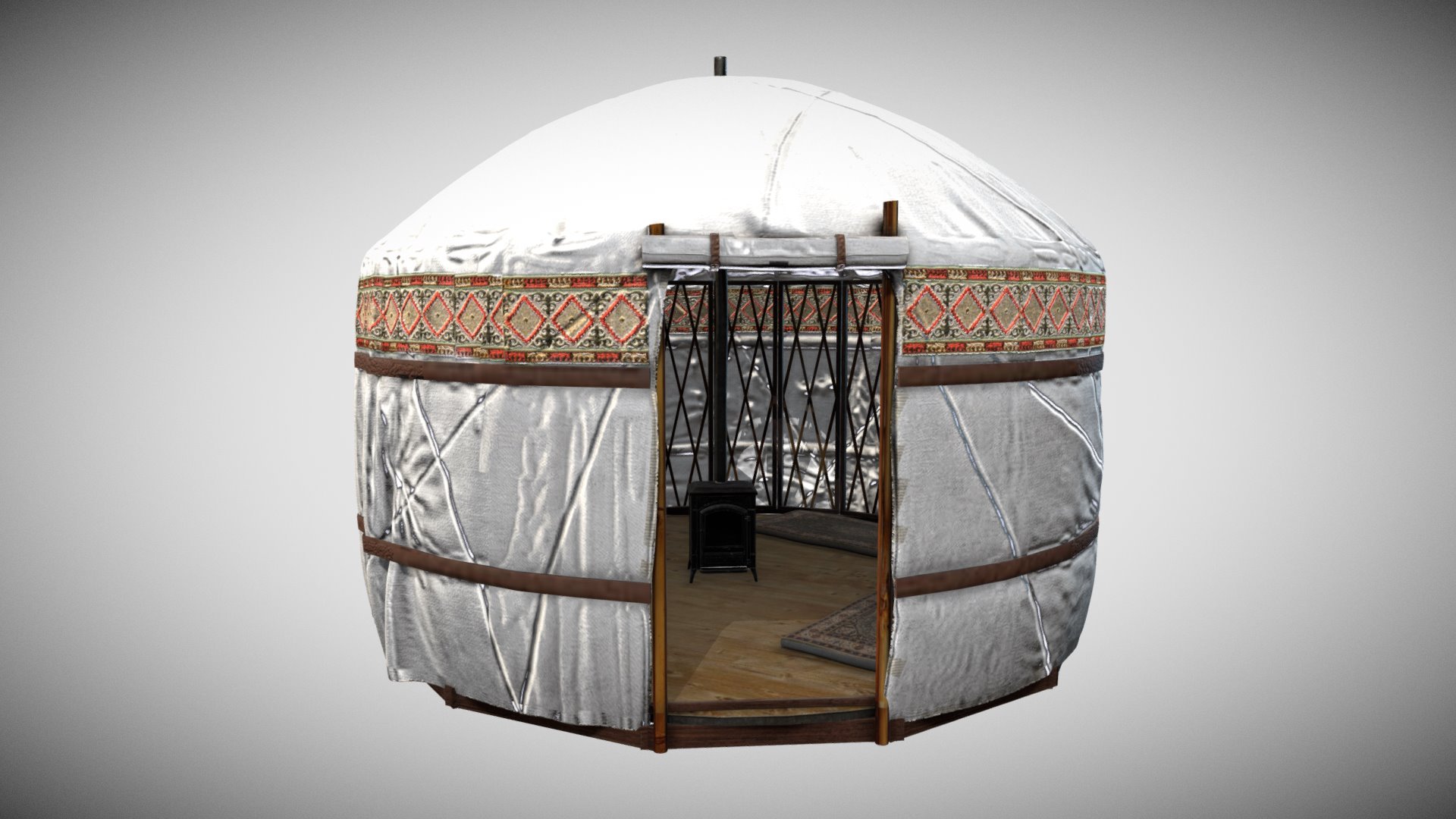 Mongolian Yurta 3d model