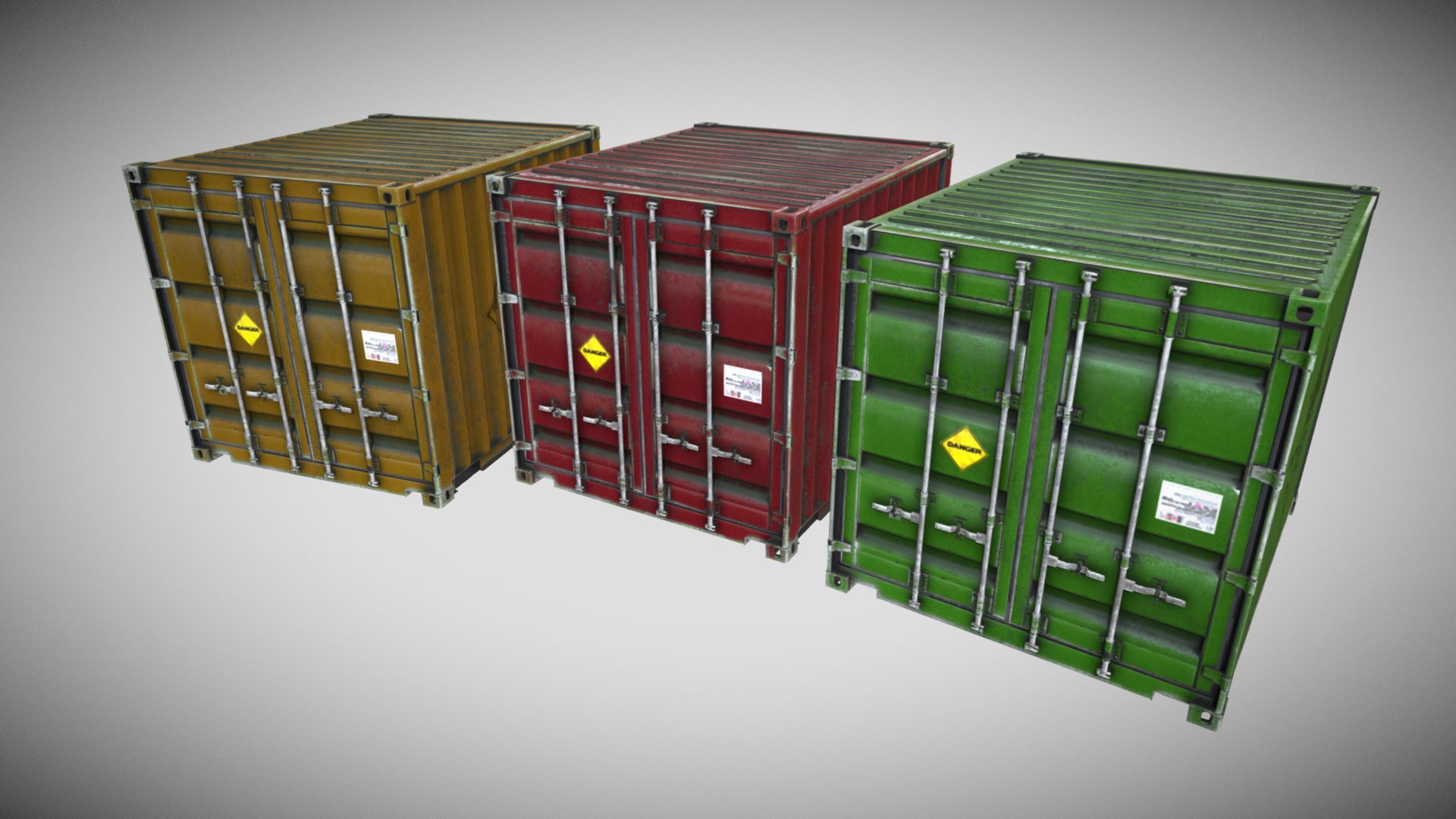 Containers 3d model