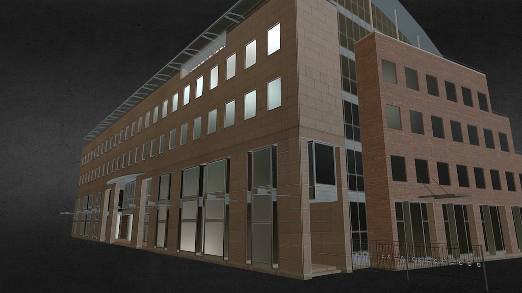 Prechistenka 9, Moscow, Russia 3d model