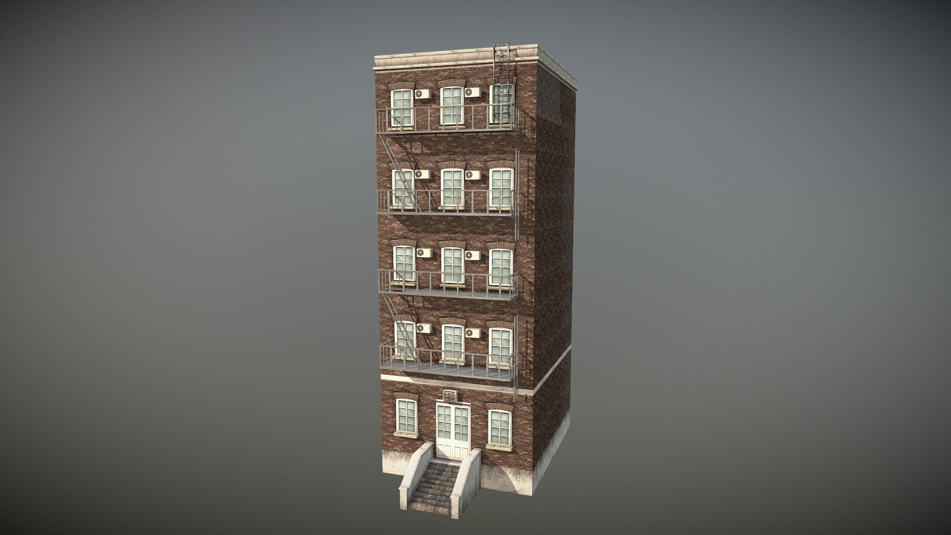 Modern Building 4. 3d model