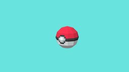 Low Poly Pokeball