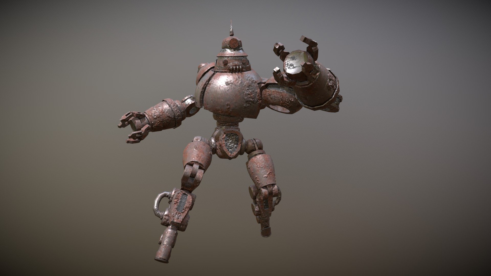 Rust Robot 3d model