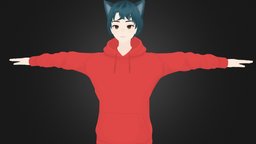 3D Anime Character Boy for Blender 21