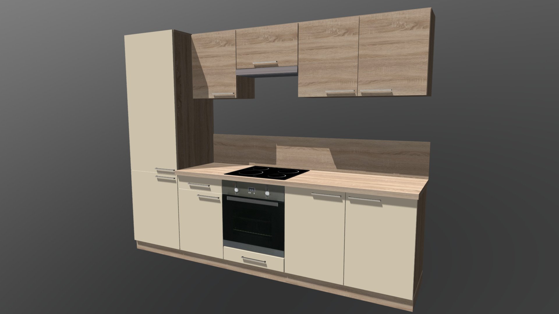 Kitchen Cabinet 10 3d model