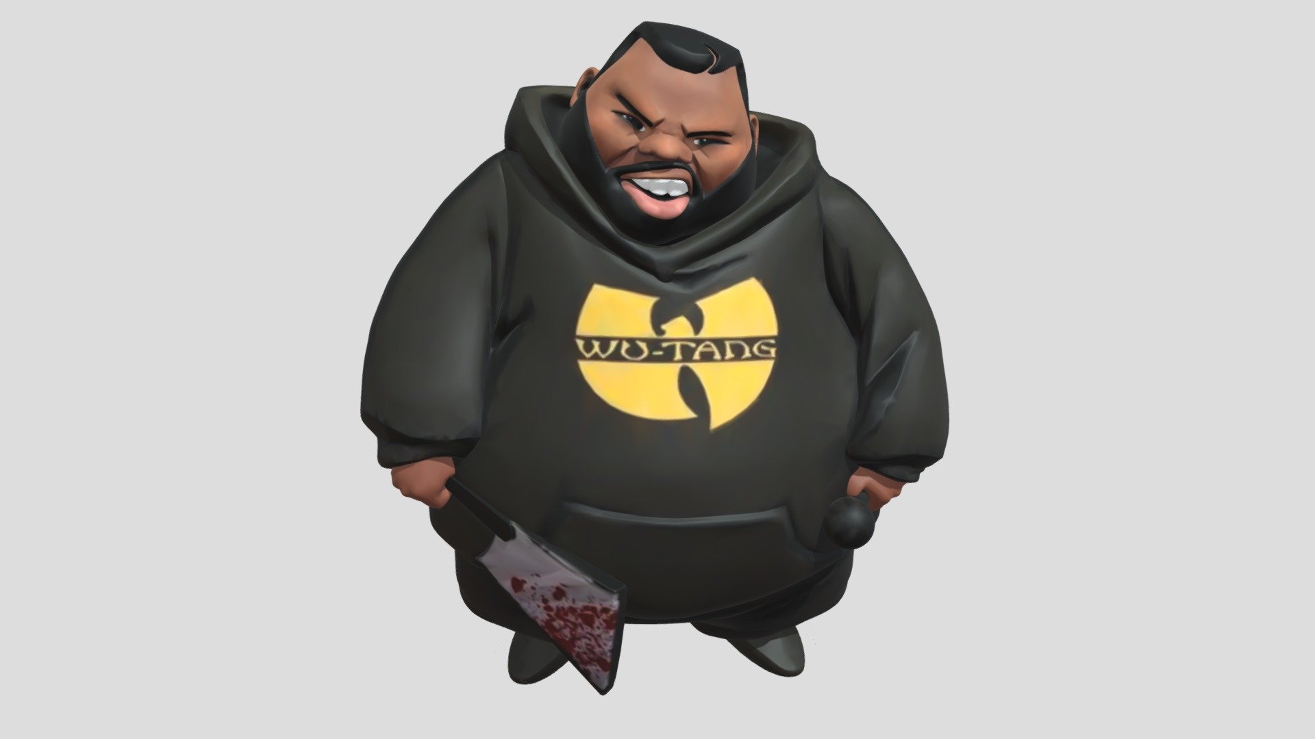 Wu Tang Character Model 3d model