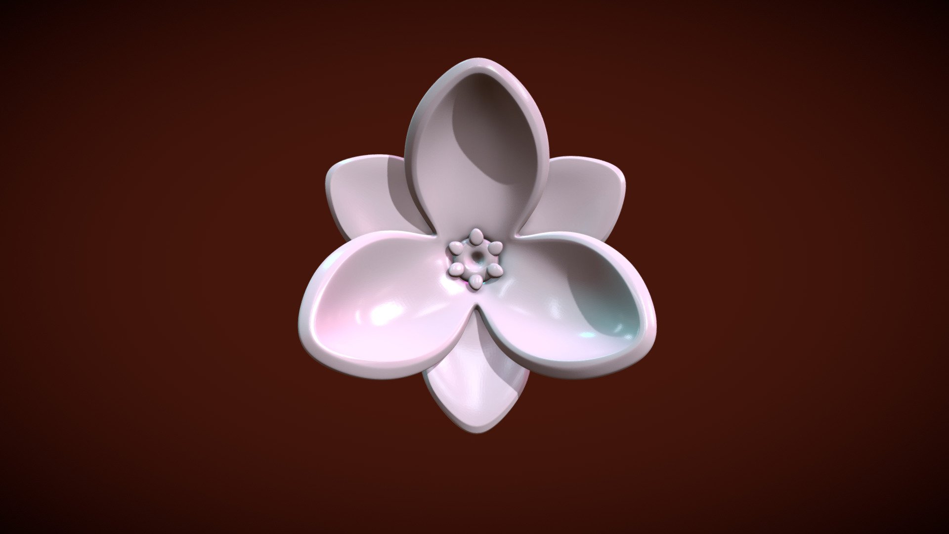 Flower a 3d model