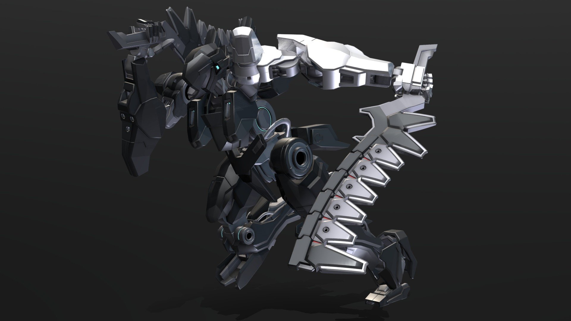 TDD-AS-U001 Airgetlam w/ Flexing Blades 3d model