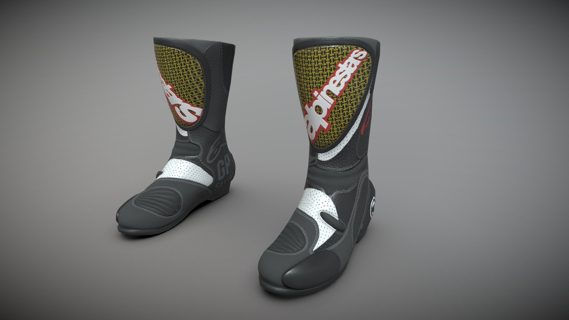 Alpinestars Boots ( GP Tech ) 3d model