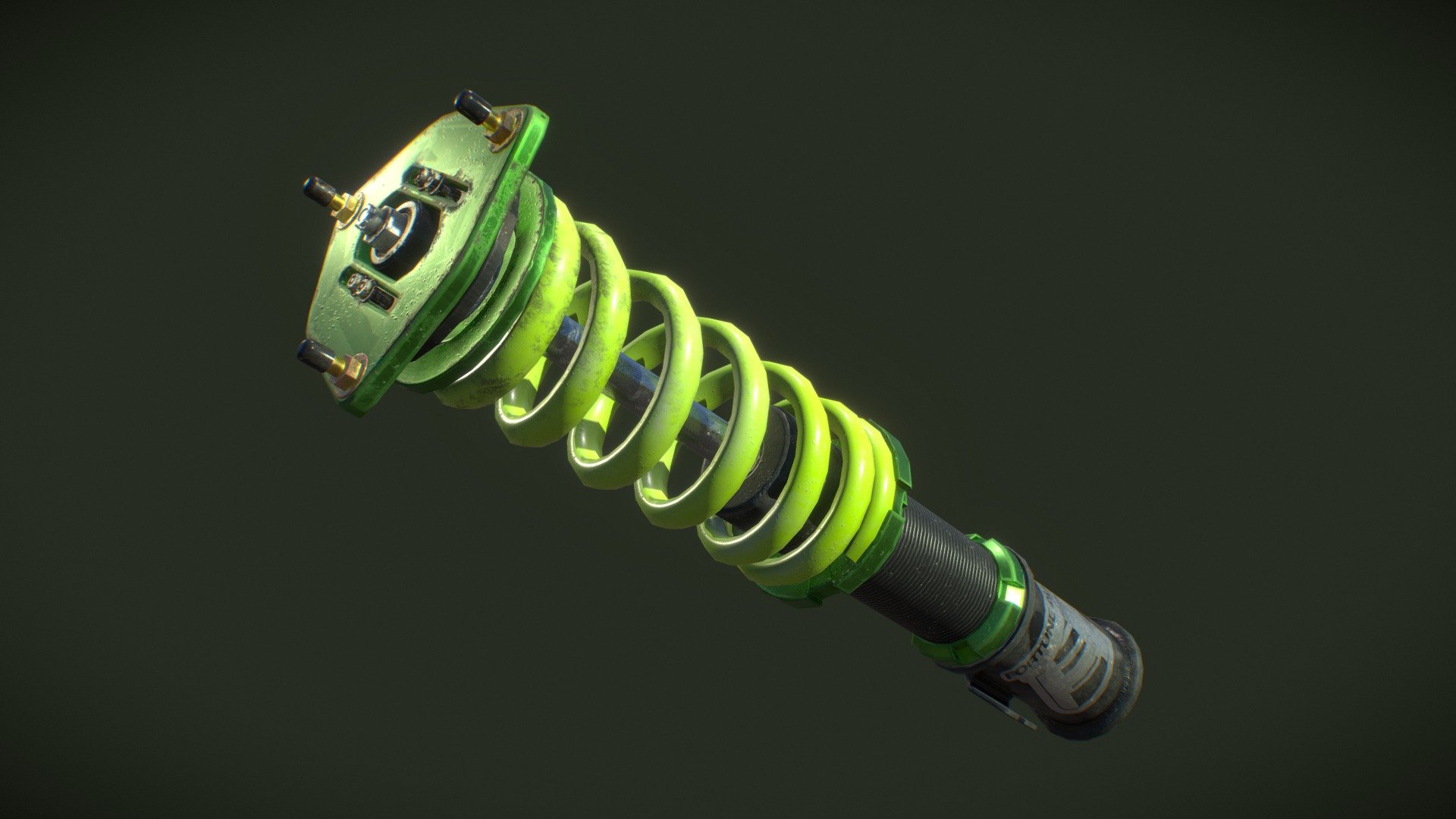 Fortune Auto Coilover 3d model