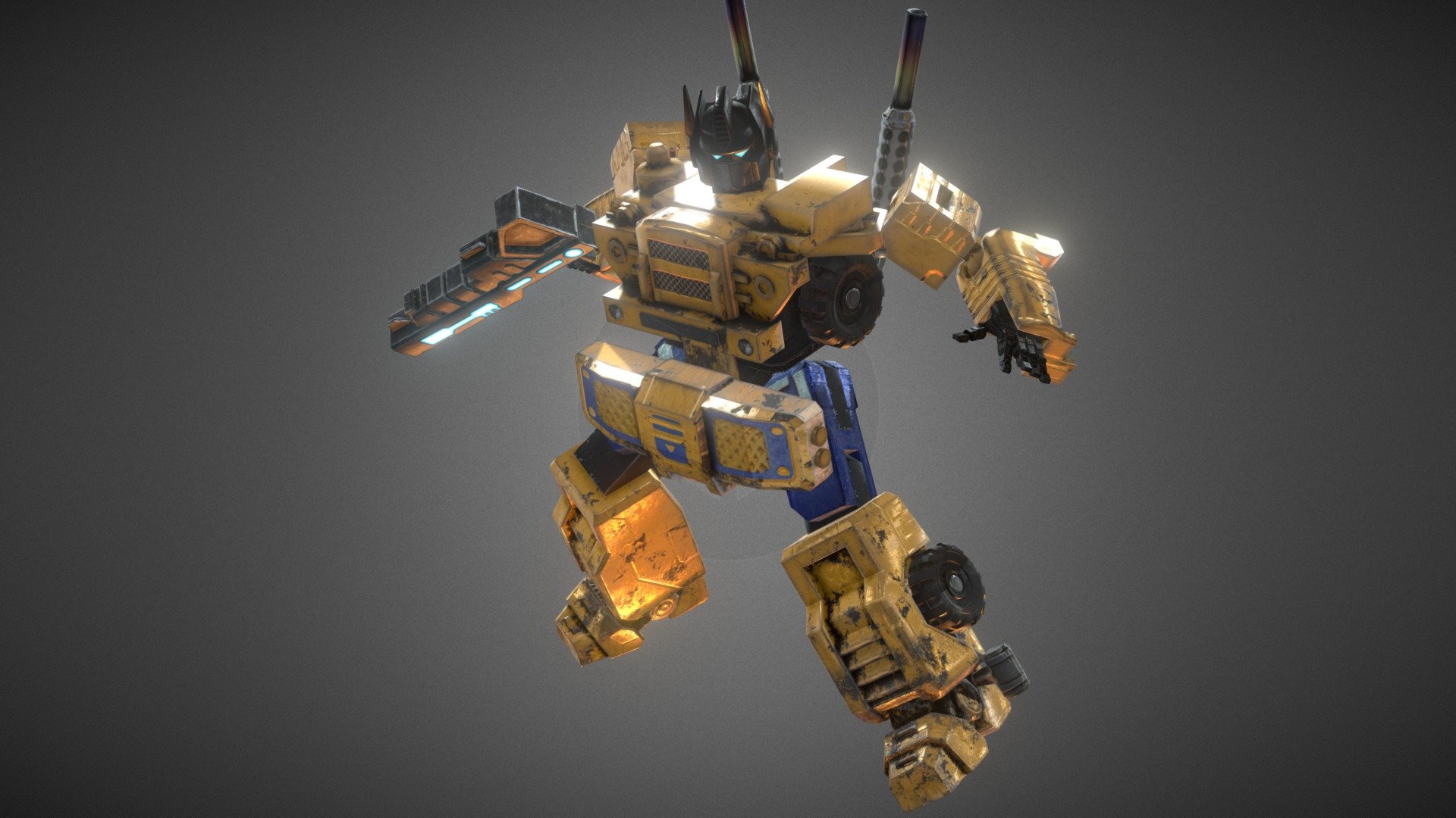 Tans Bot 3d model